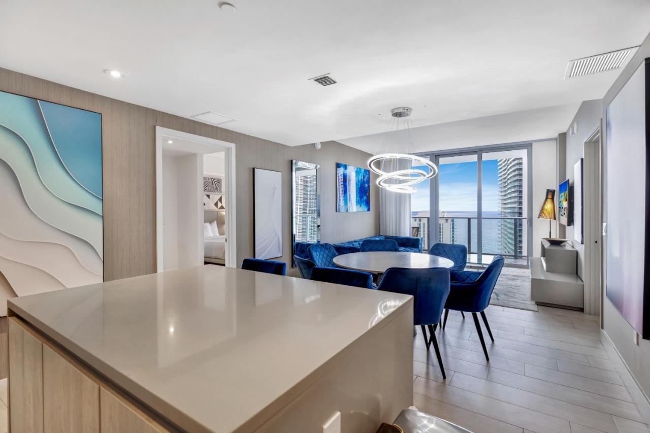 Hyde House - Luxury Waterfront 2Br 2Ba Apartment Suite With Direct Ocean View, Roof Top Pool, Resort Amenities Hollywood Esterno foto