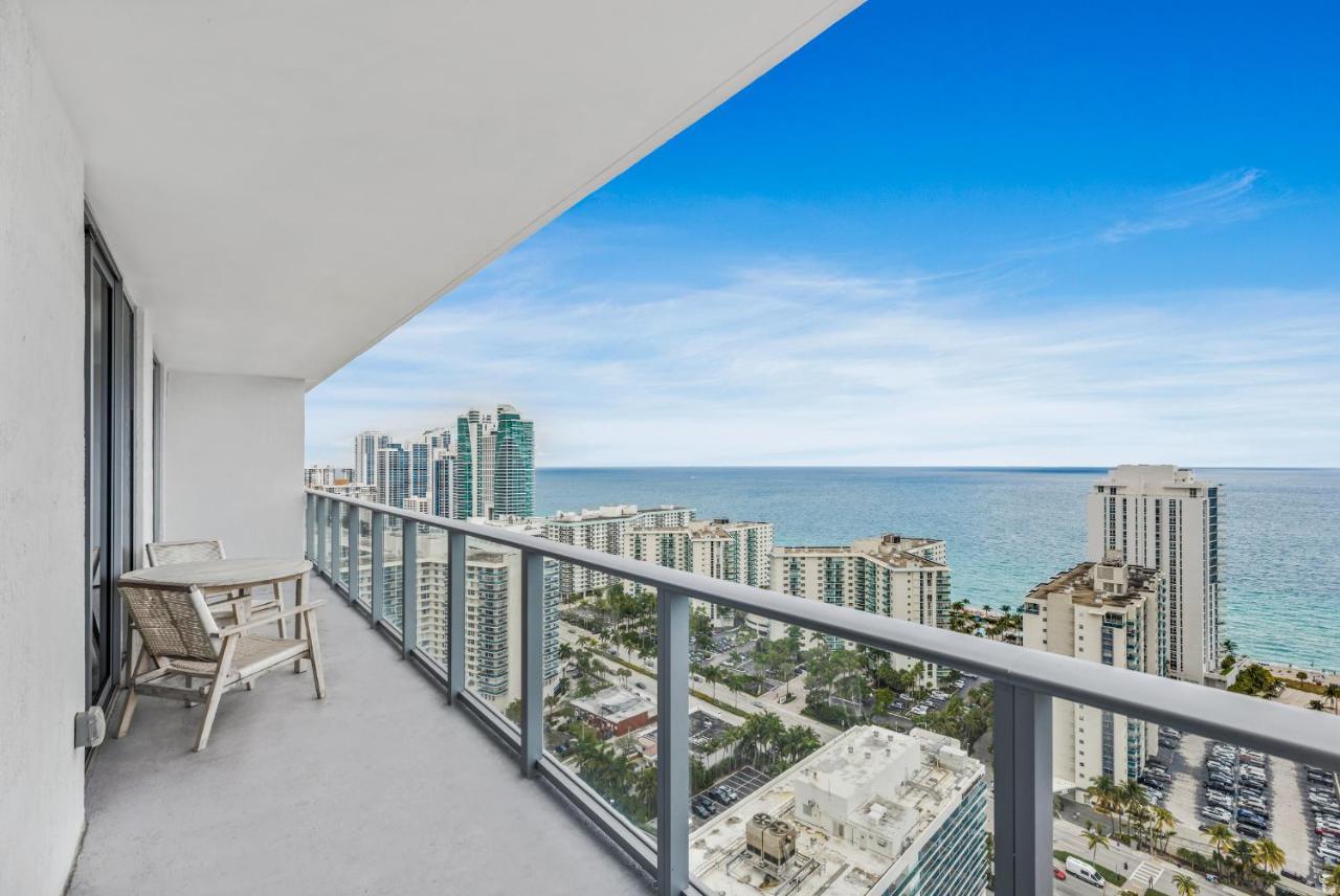Hyde House - Luxury Waterfront 2Br 2Ba Apartment Suite With Direct Ocean View, Roof Top Pool, Resort Amenities Hollywood Esterno foto