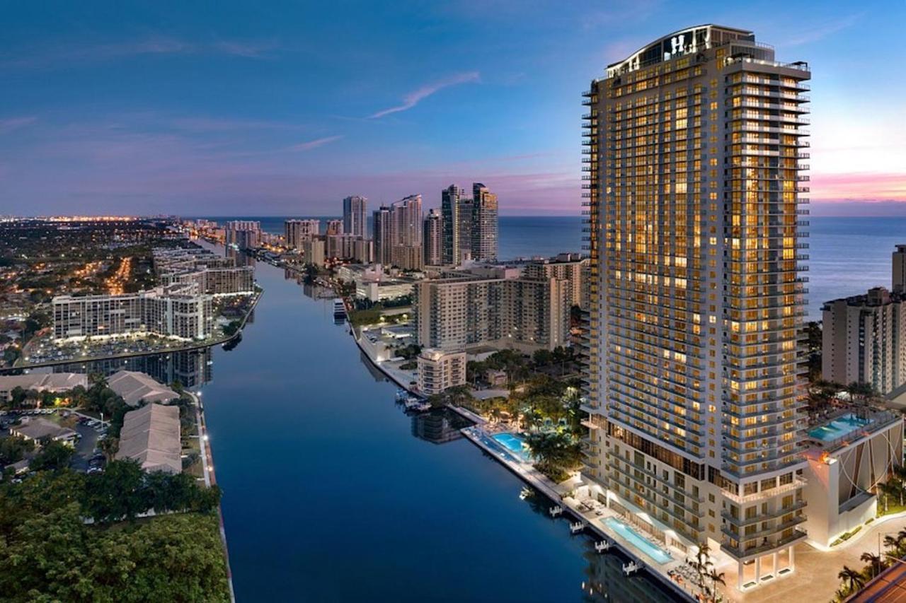 Hyde House - Luxury Waterfront 2Br 2Ba Apartment Suite With Direct Ocean View, Roof Top Pool, Resort Amenities Hollywood Esterno foto