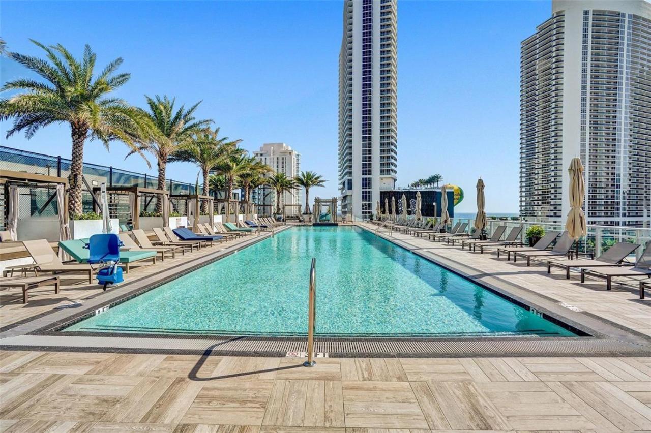 Hyde House - Luxury Waterfront 2Br 2Ba Apartment Suite With Direct Ocean View, Roof Top Pool, Resort Amenities Hollywood Esterno foto