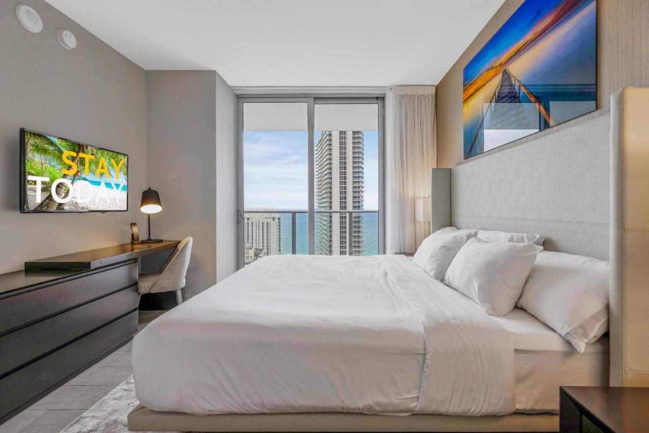Hyde House - Luxury Waterfront 2Br 2Ba Apartment Suite With Direct Ocean View, Roof Top Pool, Resort Amenities Hollywood Esterno foto