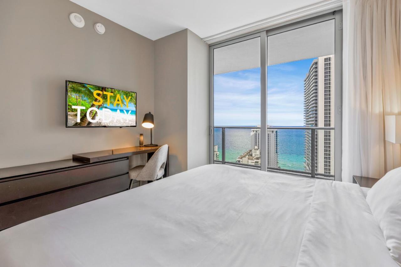 Hyde House - Luxury Waterfront 2Br 2Ba Apartment Suite With Direct Ocean View, Roof Top Pool, Resort Amenities Hollywood Esterno foto