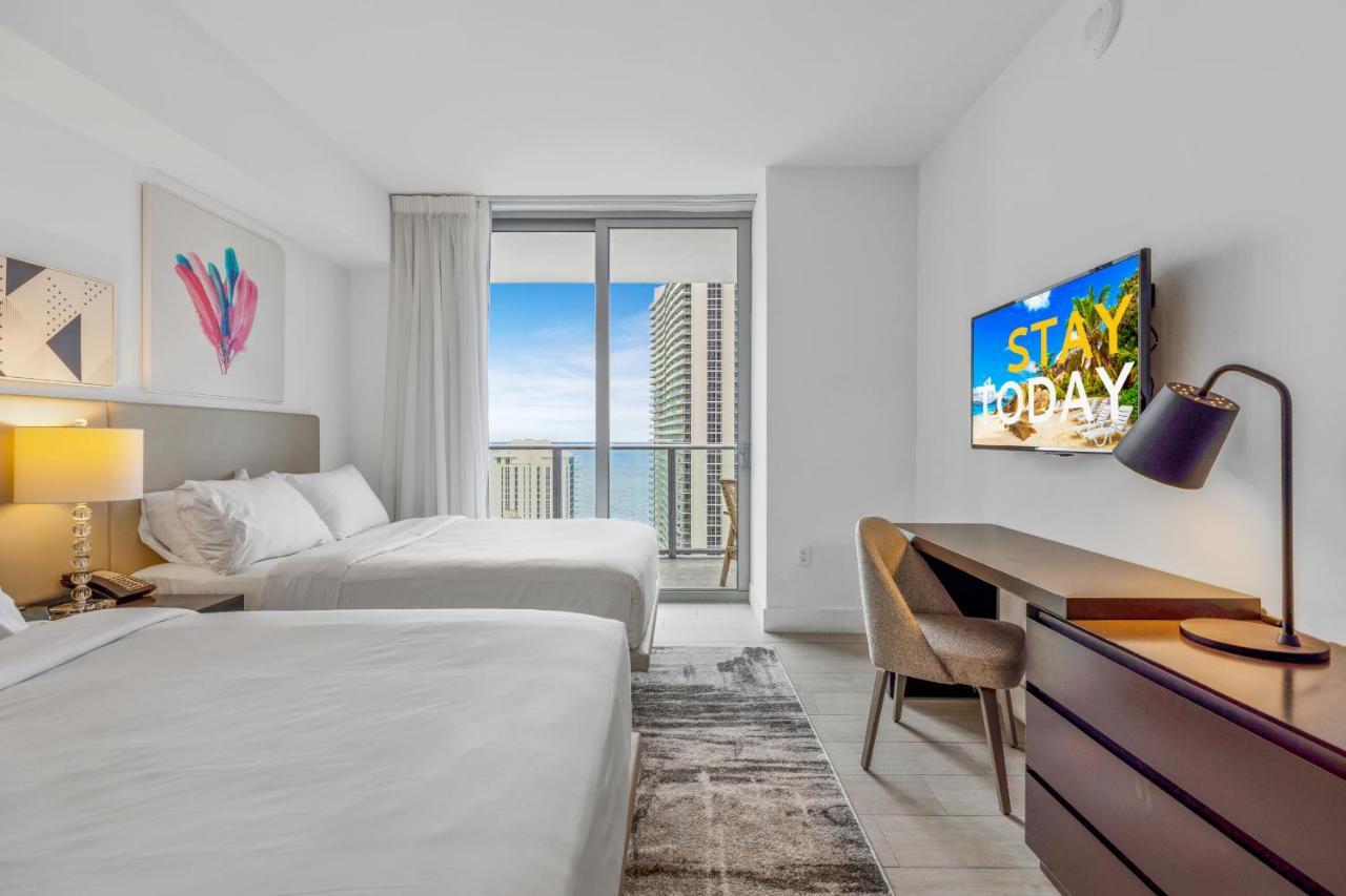 Hyde House - Luxury Waterfront 2Br 2Ba Apartment Suite With Direct Ocean View, Roof Top Pool, Resort Amenities Hollywood Esterno foto