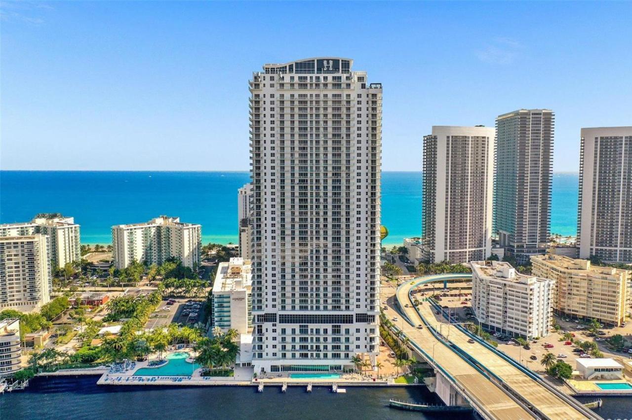 Hyde House - Luxury Waterfront 2Br 2Ba Apartment Suite With Direct Ocean View, Roof Top Pool, Resort Amenities Hollywood Esterno foto