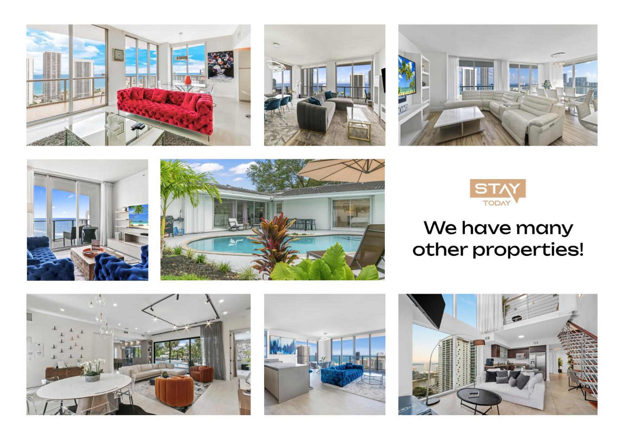 Hyde House - Luxury Waterfront 2Br 2Ba Apartment Suite With Direct Ocean View, Roof Top Pool, Resort Amenities Hollywood Esterno foto